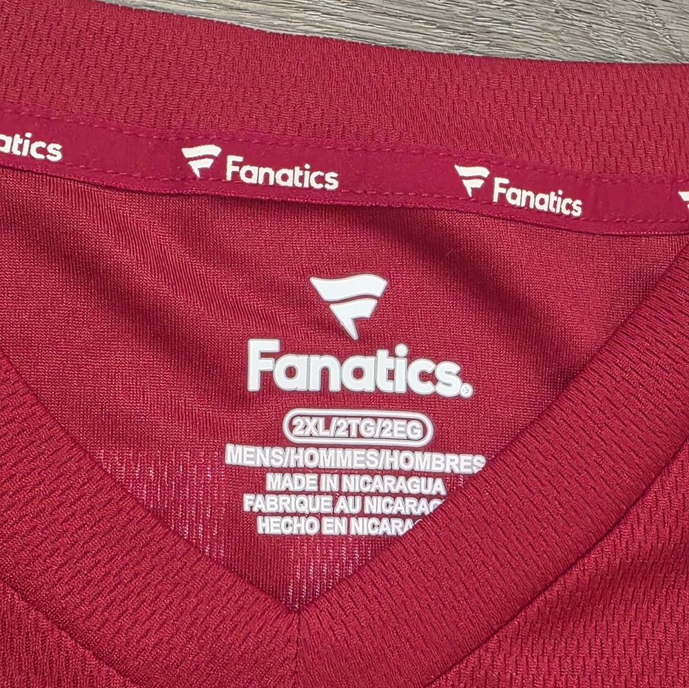 New Fanatics Tom Brady Buccaneers NFL #12 Big & Tall Mens Sz 2XL Jersey NWT - Picture 4 of 7